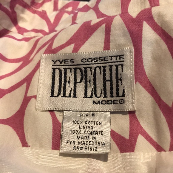Yves cossette Depeche Mode size 8 - Picture 3 of 3